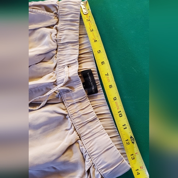 Banana Republic Tencel Cargo Jogger Pants Slacks Trouser Casual Elastic Waist - Picture 8 of 8